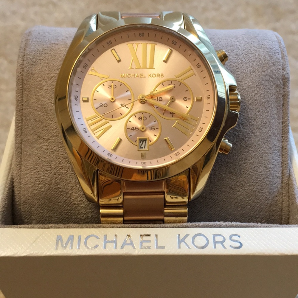 Michael Kors Gold/Rose Gold Watch! NWT!!